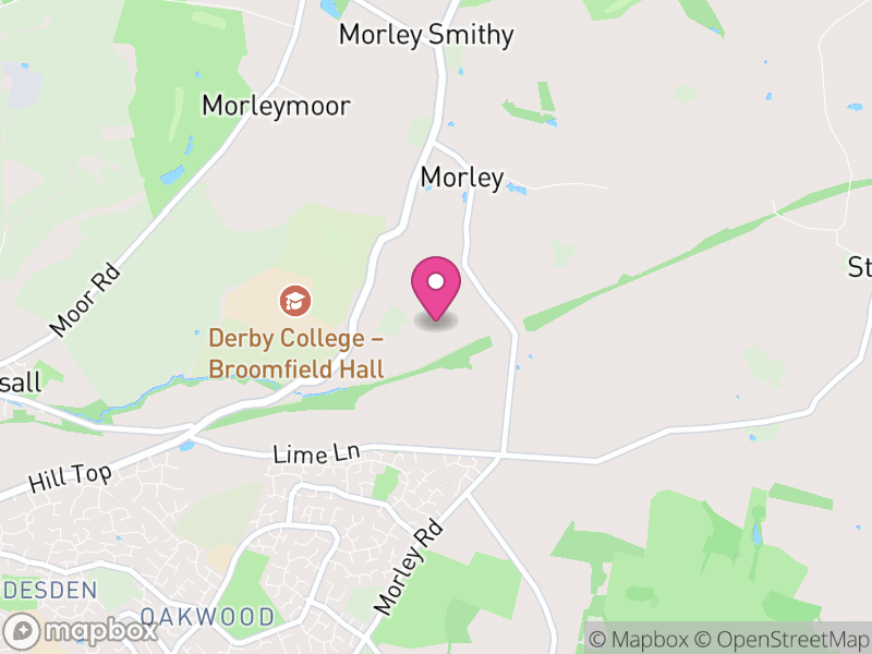 Map of Morley, Erewash