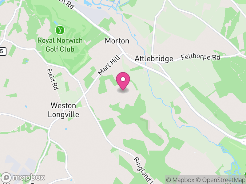 Map of Morton on the Hill, Broadland