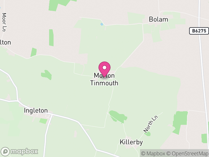 Map of Morton Tinmouth, County Durham