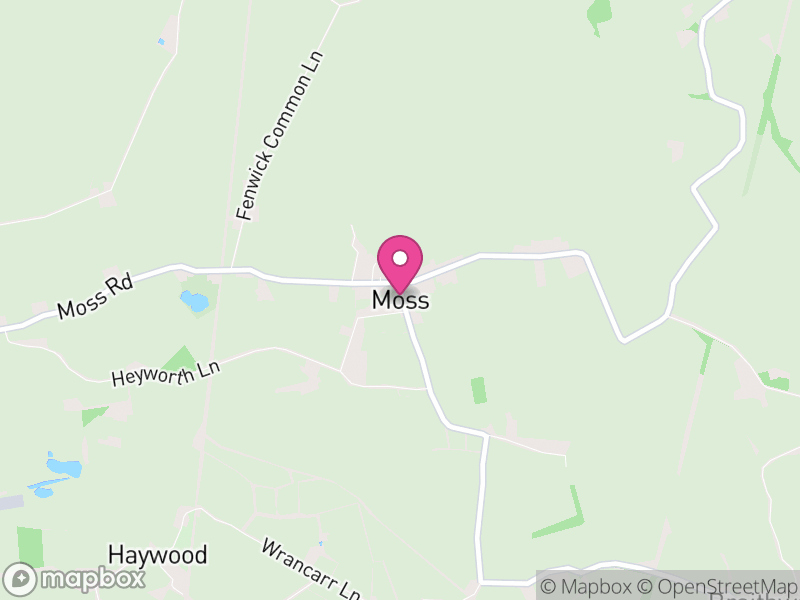 Map of Moss, Doncaster