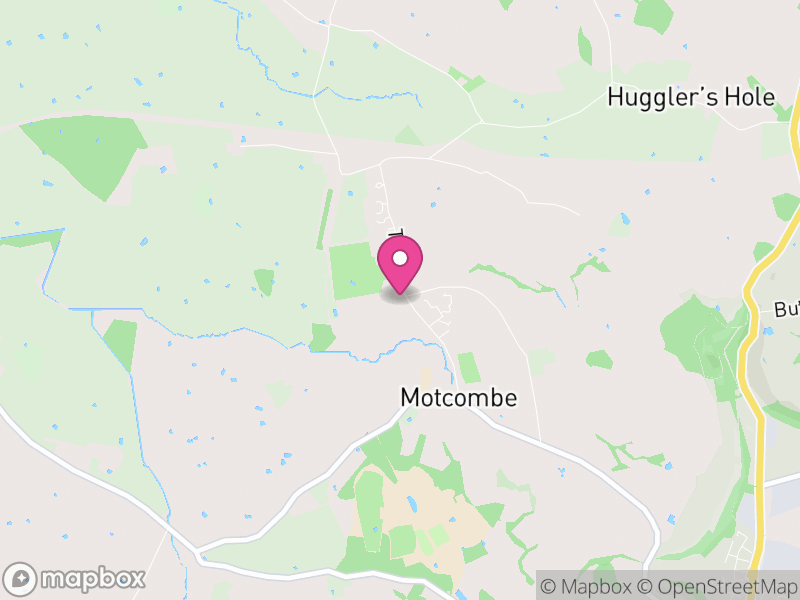 Map of Motcombe, Dorset