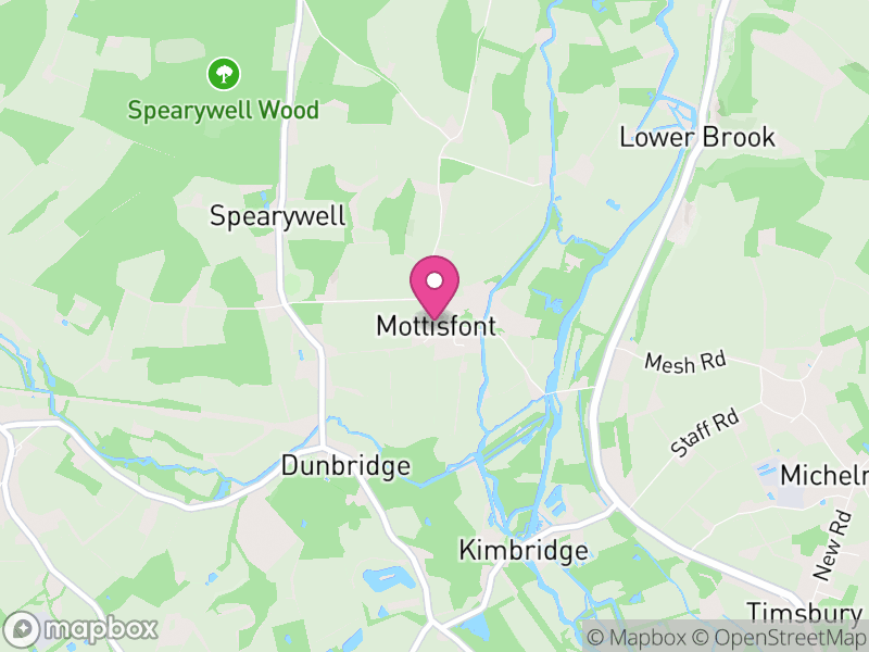 Map of Mottisfont, Test Valley