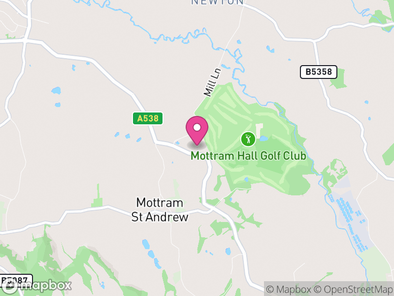 Map of Mottram St. Andrew, Cheshire East