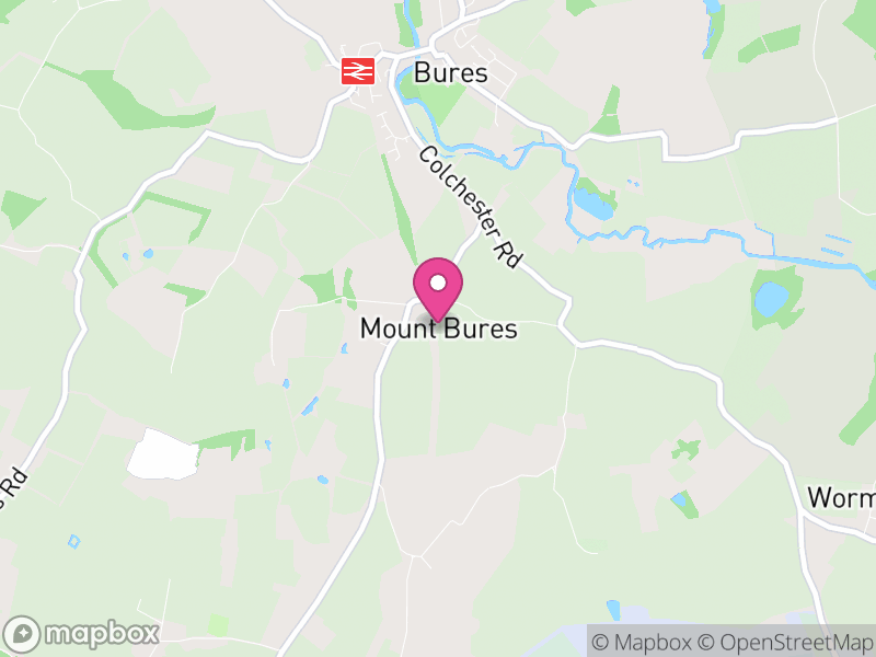 Map of Mount Bures, Colchester