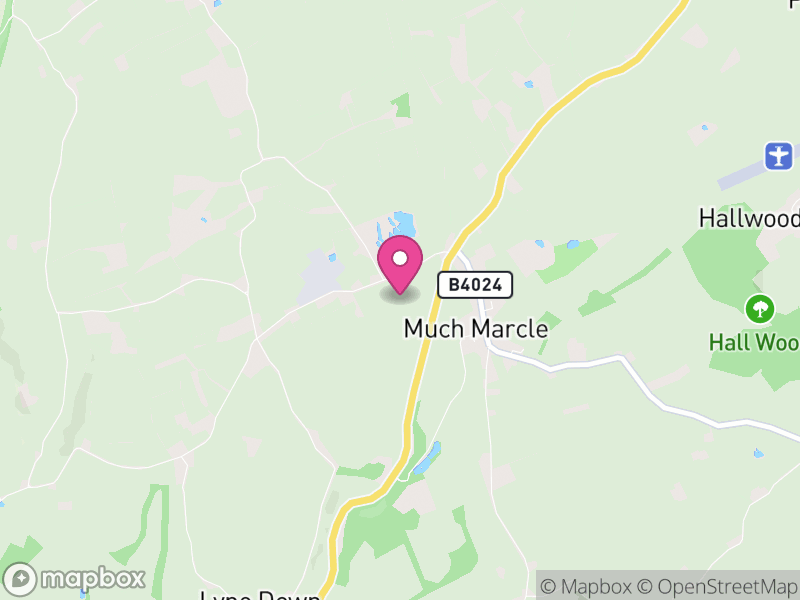 Map of Much Marcle, Herefordshire