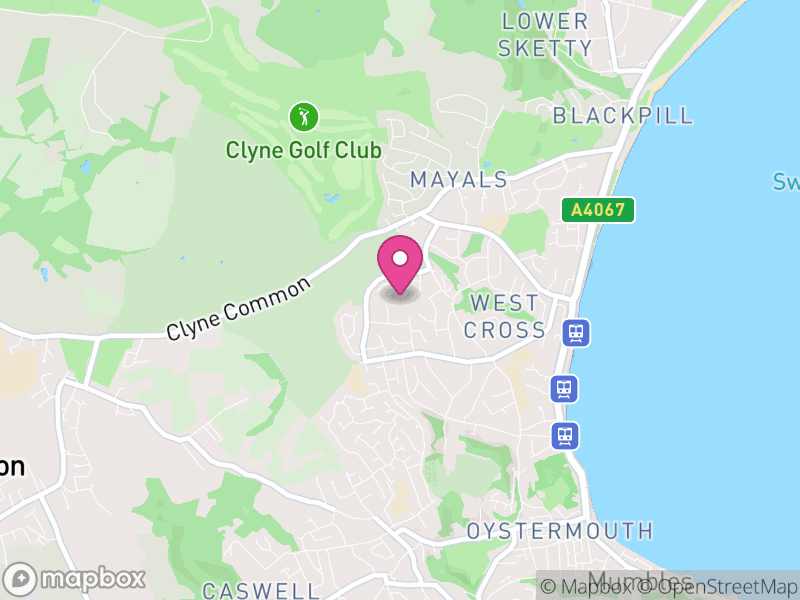 Map of Mumbles, Swansea