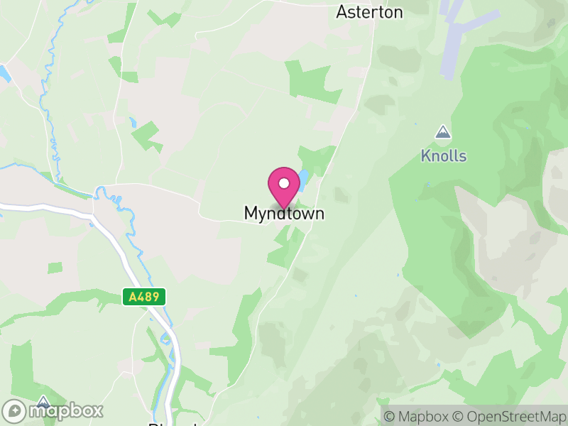 Map of Myndtown, England
