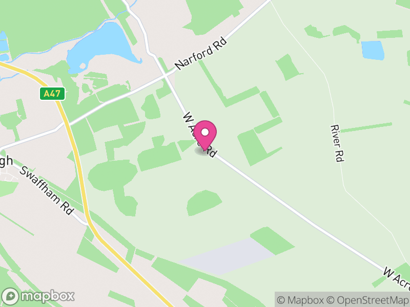 Map of Narford, Breckland