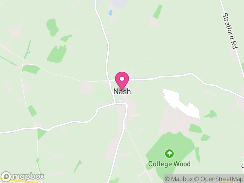 Map of Nash, Buckinghamshire