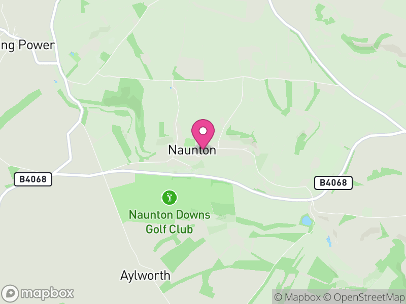 Map of Naunton, Cotswold