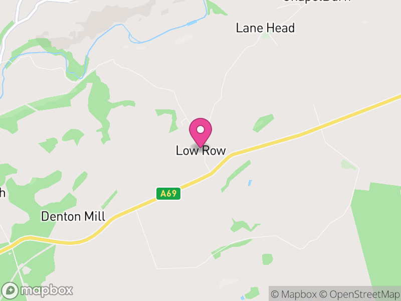 Map of Nether Denton, Cumberland