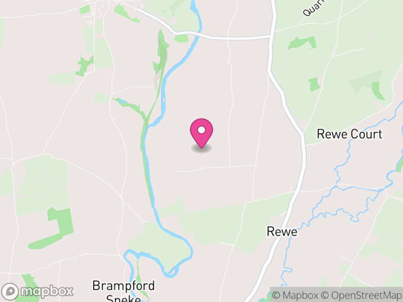 Map of Nether Exe, East Devon