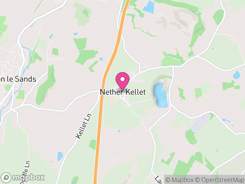 Map of Nether Kellet, Lancaster