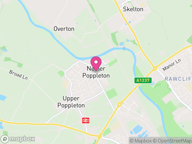 Map of Nether Poppleton, York