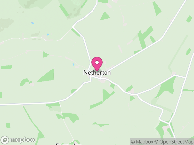 Map of Netherton, Northumberland