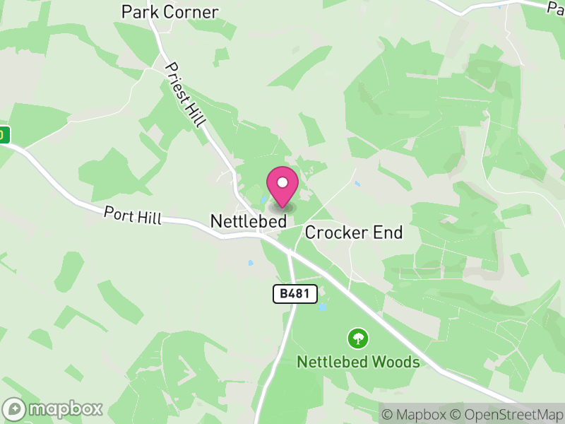Map of Nettlebed, South Oxfordshire