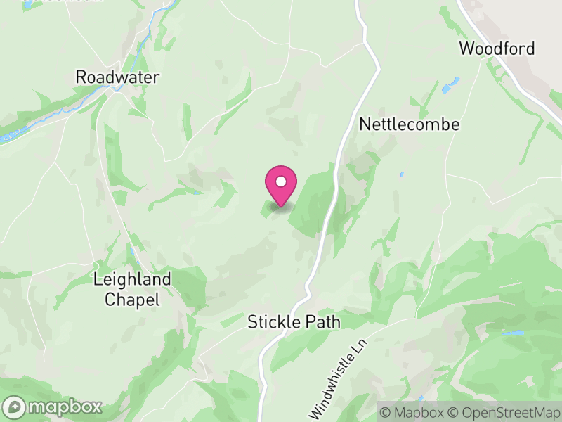 Map of Nettlecombe, Somerset