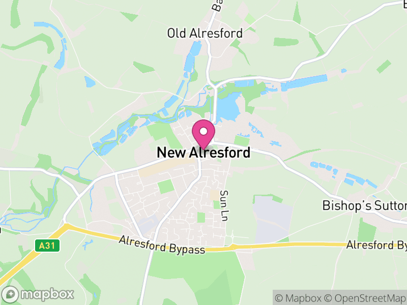 Map of New Alresford, Winchester
