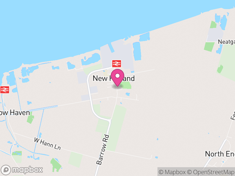 Map of New Holland, North Lincolnshire