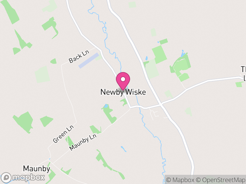 Map of Newby Wiske, North Yorkshire