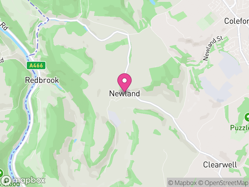 Map of Newland, Forest of Dean
