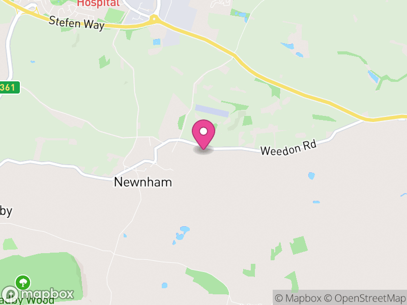 Map of Newnham, West Northamptonshire