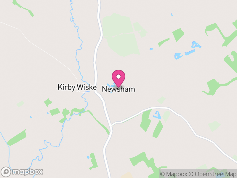 Map of Newsham with Breckenbrough, North Yorkshire