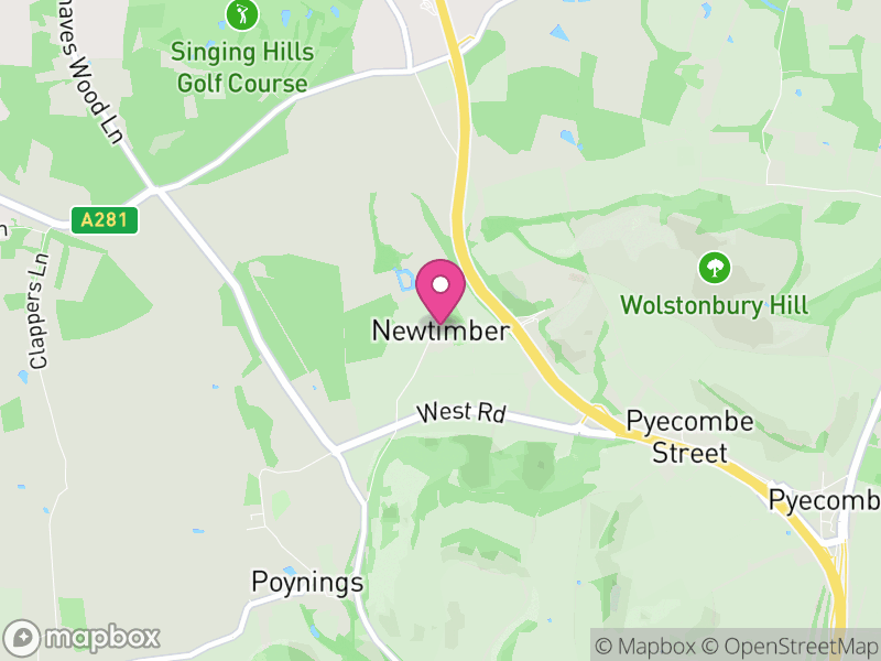 Map of Newtimber, Mid Sussex