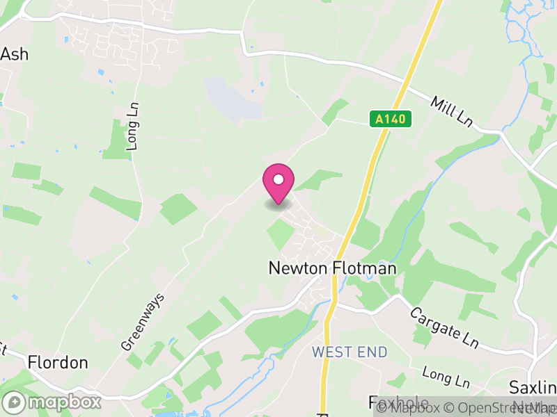 Map of Newton Flotman, South Norfolk