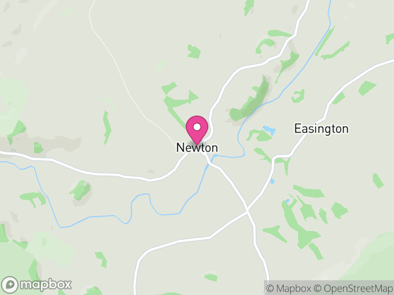 Map of Newton, Ribble Valley