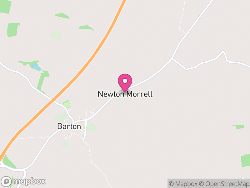 Map of Newton Morrell, North Yorkshire