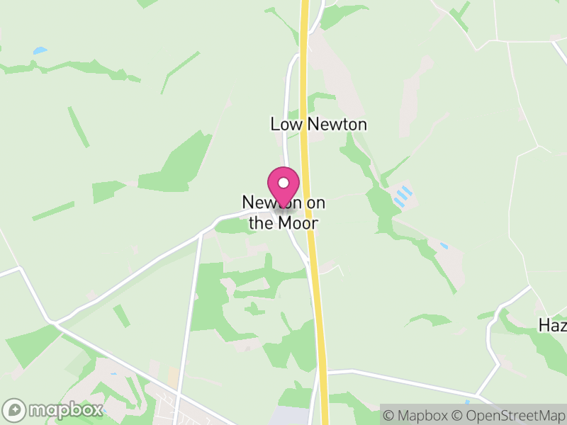 Map of Newton-on-the-Moor and Swarland, Northumberland
