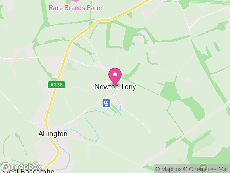Map of Newton Tony, Wiltshire