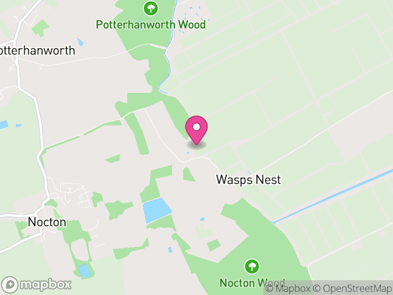 Map of Nocton, North Kesteven