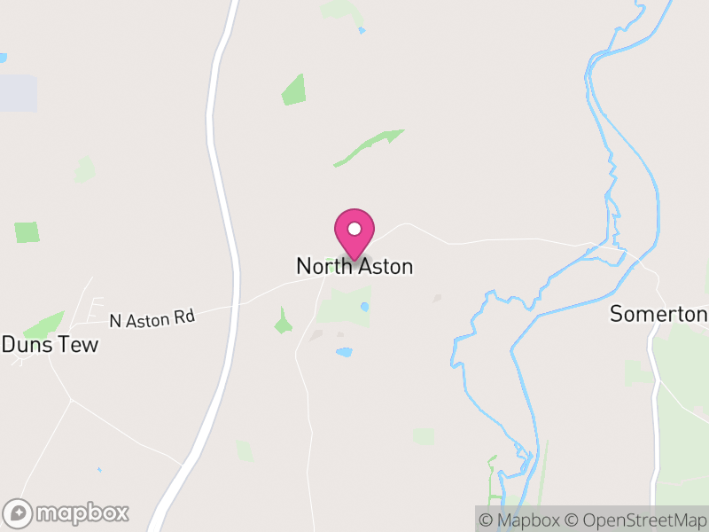 Map of North Aston, Cherwell