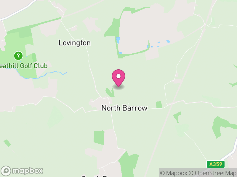 Map of North Barrow, Somerset