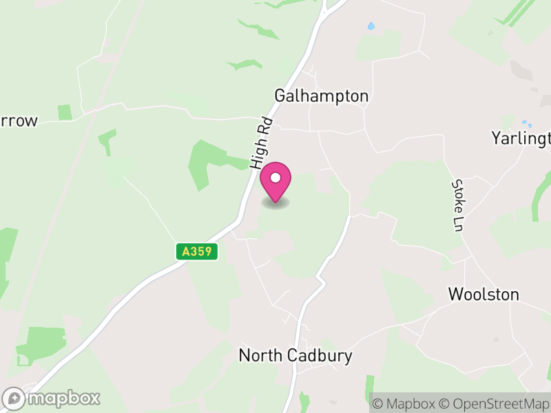 Map of North Cadbury, Somerset