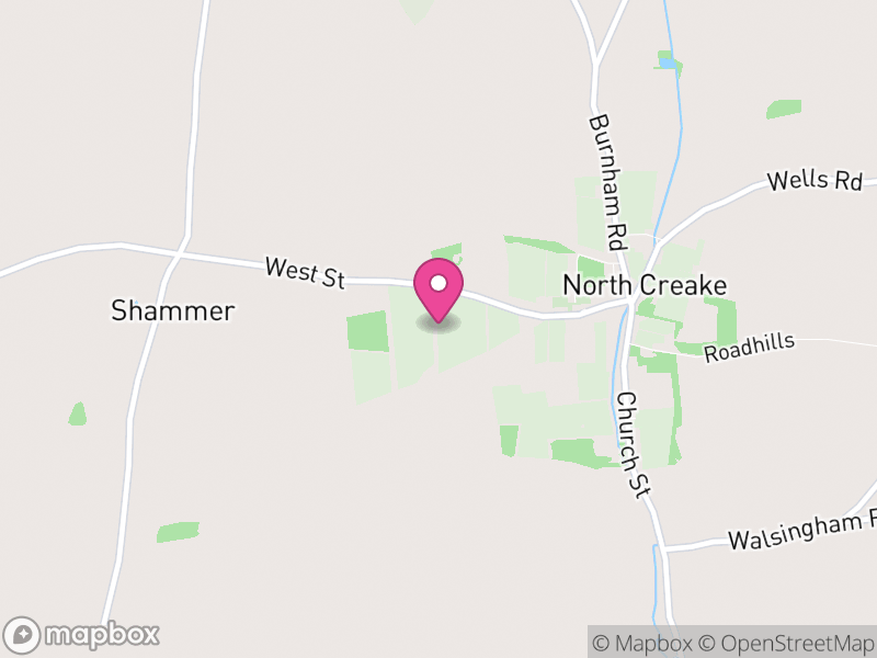 Map of North Creake, King's Lynn and West Norfolk