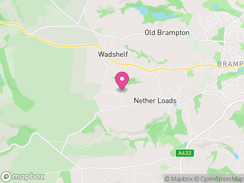 Map of North East Derbyshire, Derbyshire