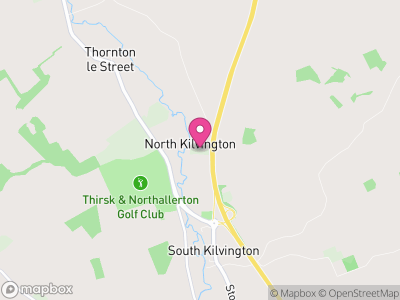 Map of North Kilvington, North Yorkshire