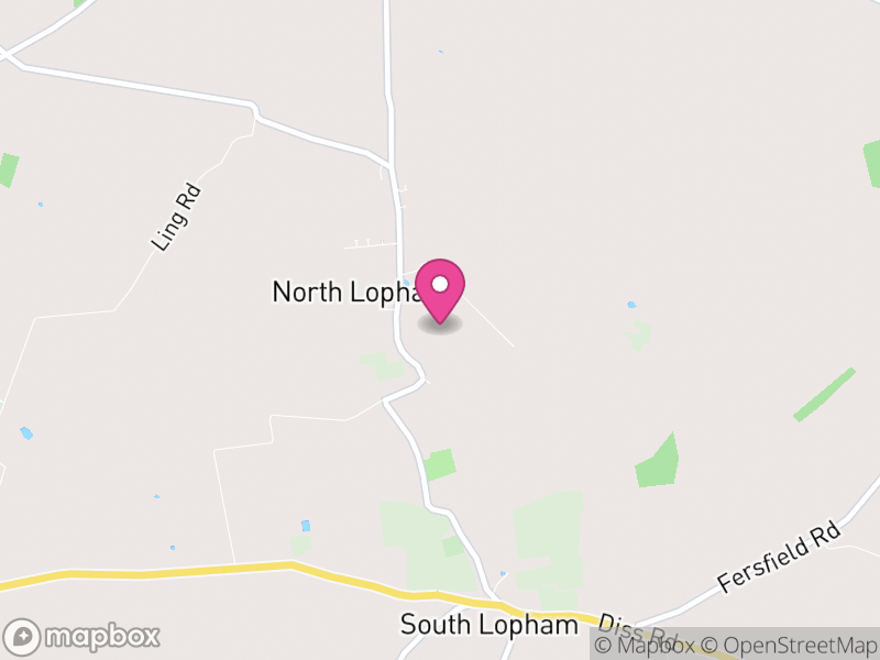 Map of North Lopham, Breckland