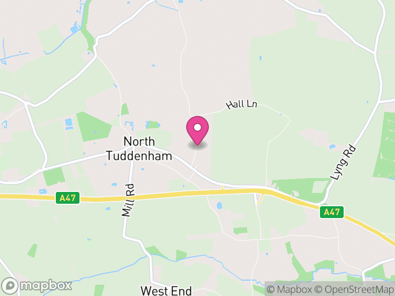 Map of North Tuddenham, Breckland