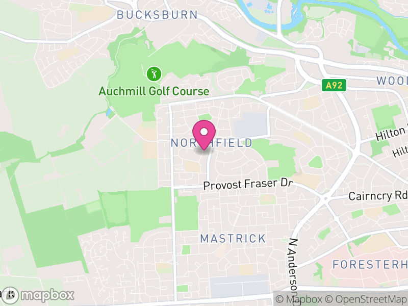 Map of Northfield, Aberdeen