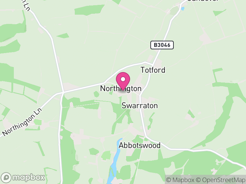 Map of Northington, Winchester