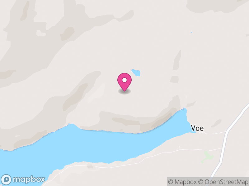 Map of Northmavine, Shetland Islands