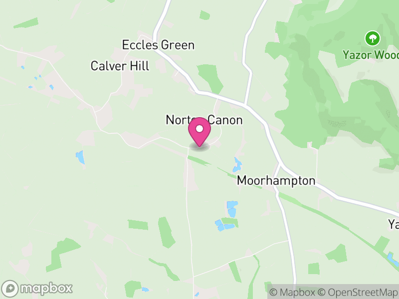 Map of Norton Canon, Herefordshire