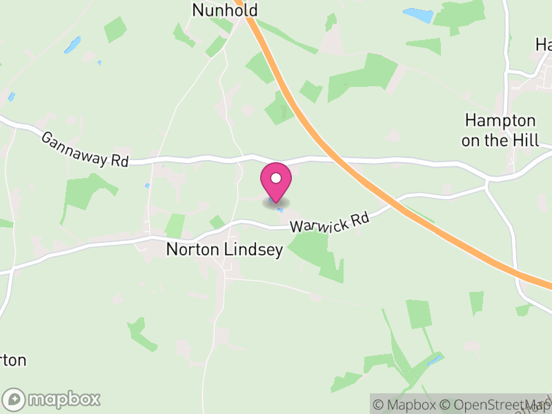 Map of Norton Lindsey, Warwick