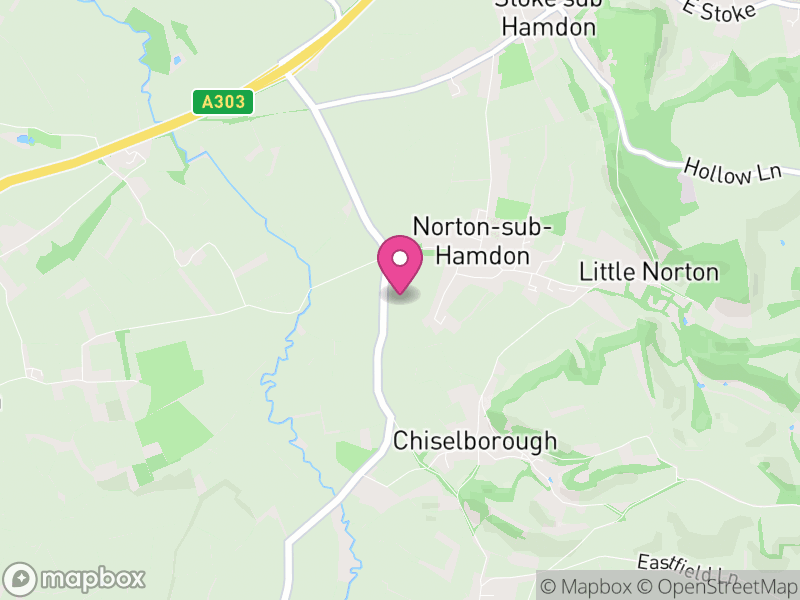 Map of Norton sub Hamdon, Somerset