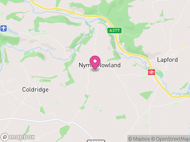Map of Nymet Rowland, Mid Devon