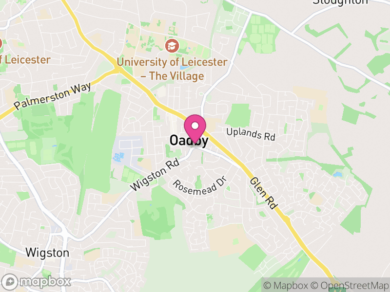 Map of Oadby